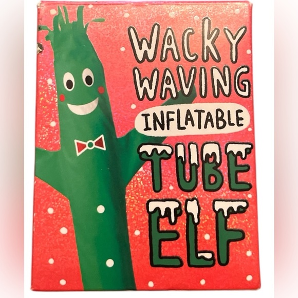 Wacky Waving Inflatable Tube Elf - Picture 1 of 3